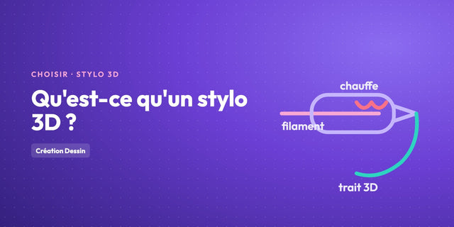 Qu'est-ce qu'un stylo 3D et comment ça marche ?