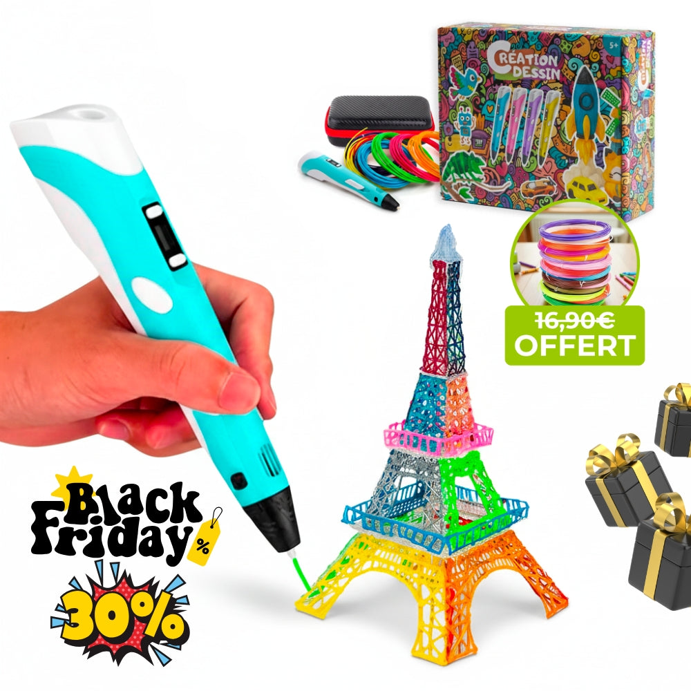 Le Coffret Cadeau Stylo 3D Complet