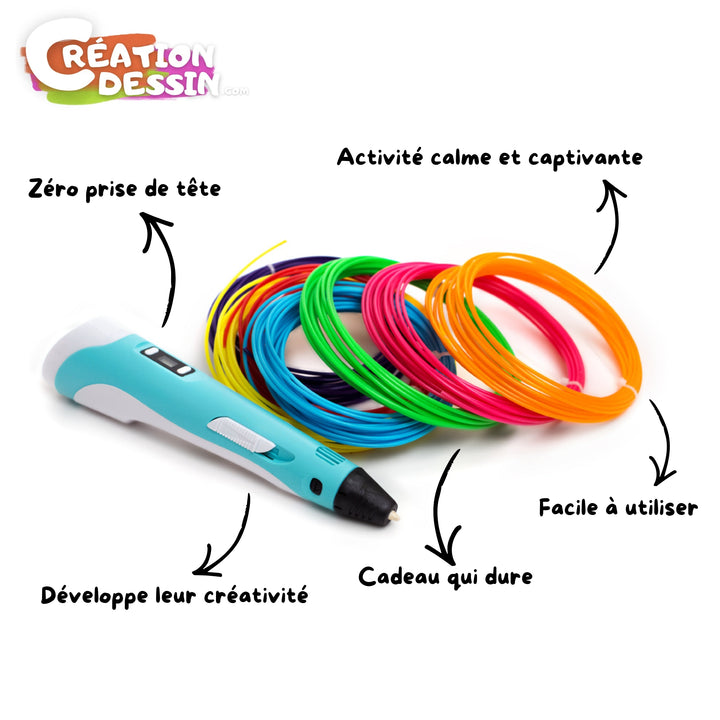 Le Coffret Cadeau Stylo 3D Complet