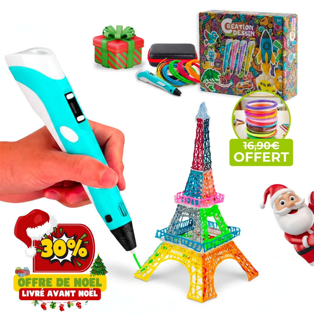 Le Coffret Cadeau Stylo 3D Complet
