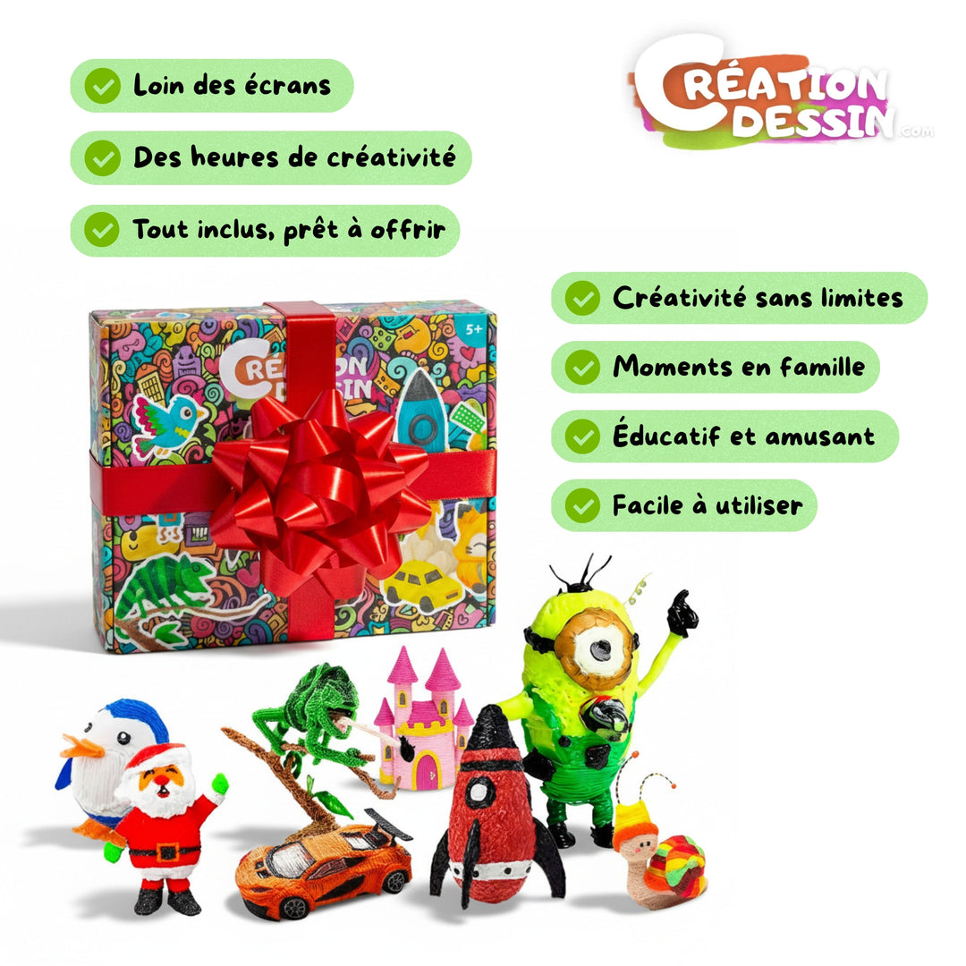 Le Coffret Cadeau Stylo 3D Complet