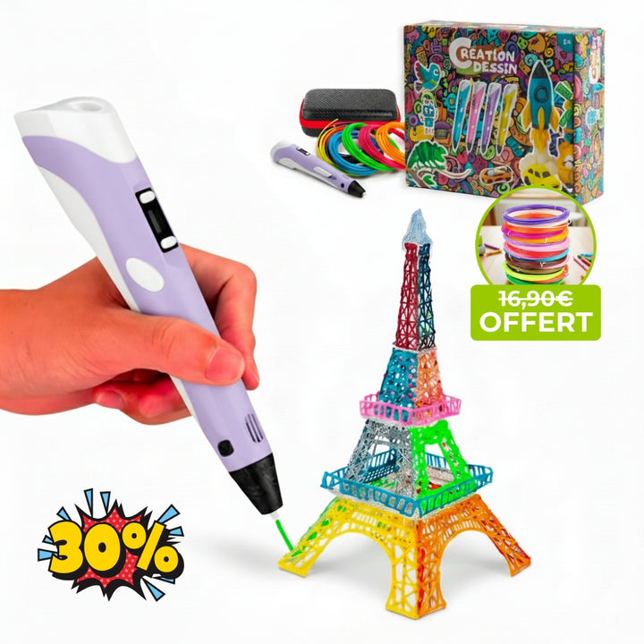 Le Coffret Cadeau Stylo 3D Complet