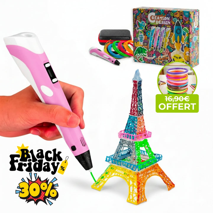Le Coffret Cadeau Stylo 3D Complet