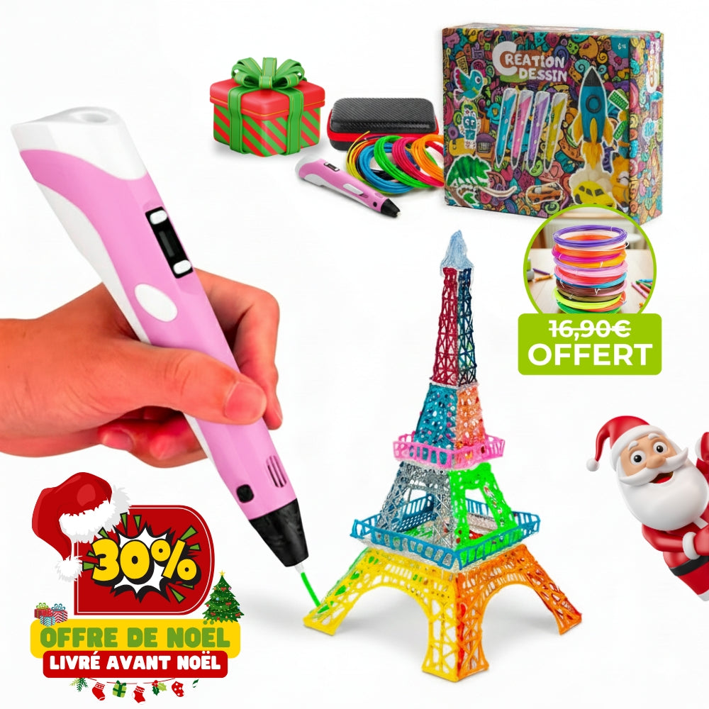 Le Coffret Cadeau Stylo 3D Complet