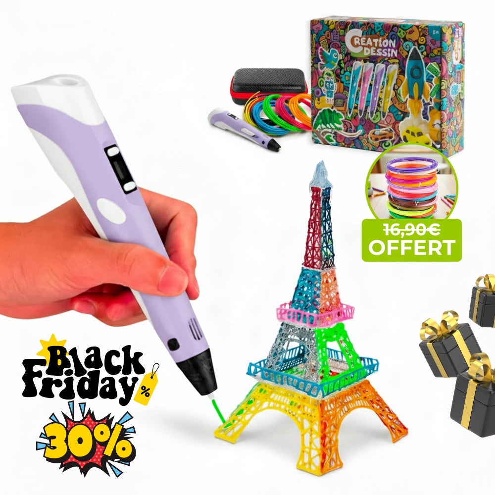 Le Coffret Cadeau Stylo 3D Complet