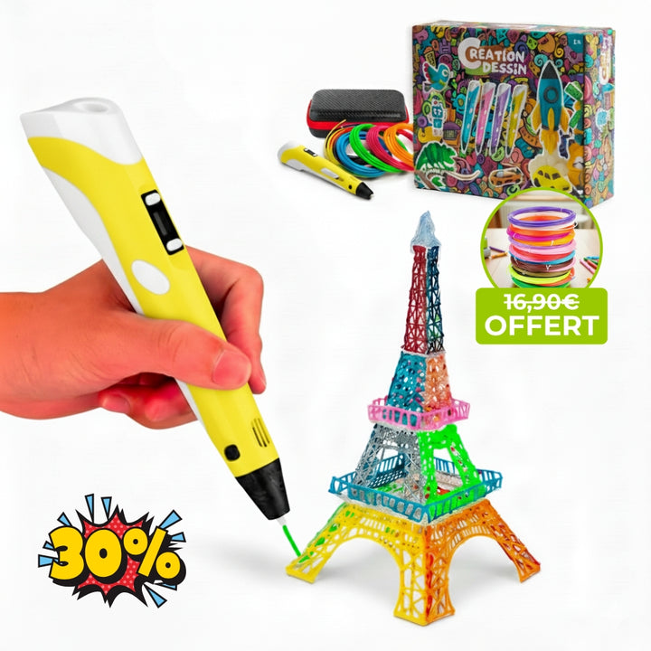 Le Coffret Cadeau Stylo 3D Complet