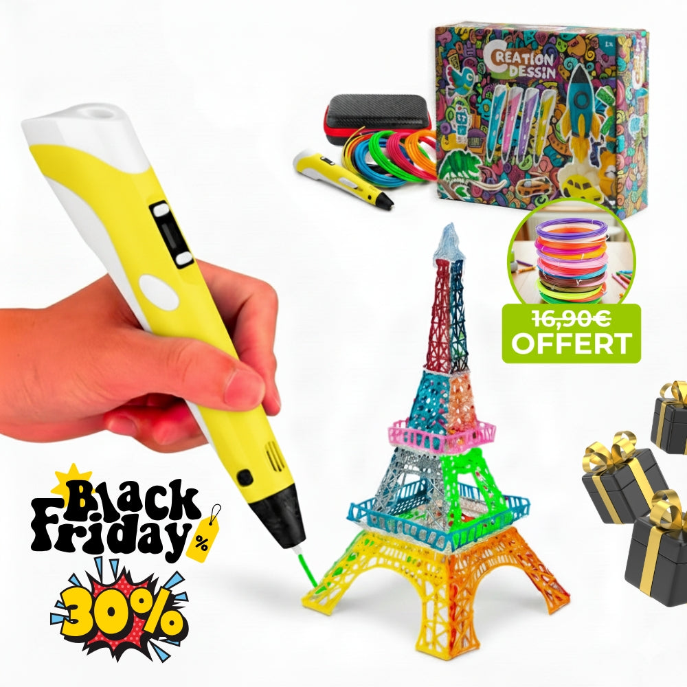 Le Coffret Cadeau Stylo 3D Complet