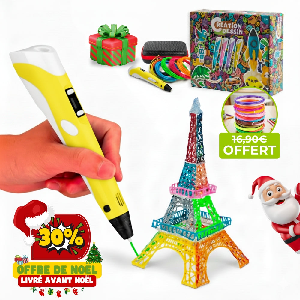 Le Coffret Cadeau Stylo 3D Complet