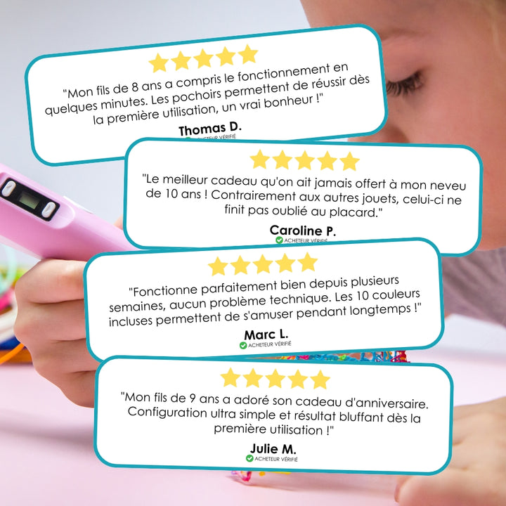 Le Coffret Cadeau Stylo 3D Complet