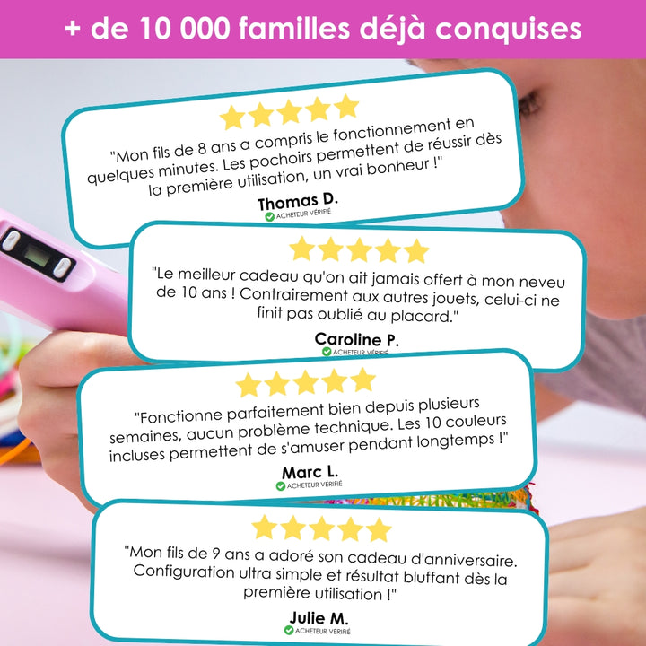 Le Coffret Cadeau Stylo 3D Complet