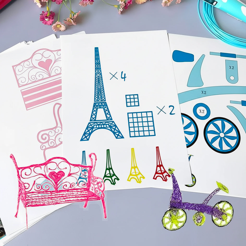 Carnet de Dessin Stylo 3D Enfant