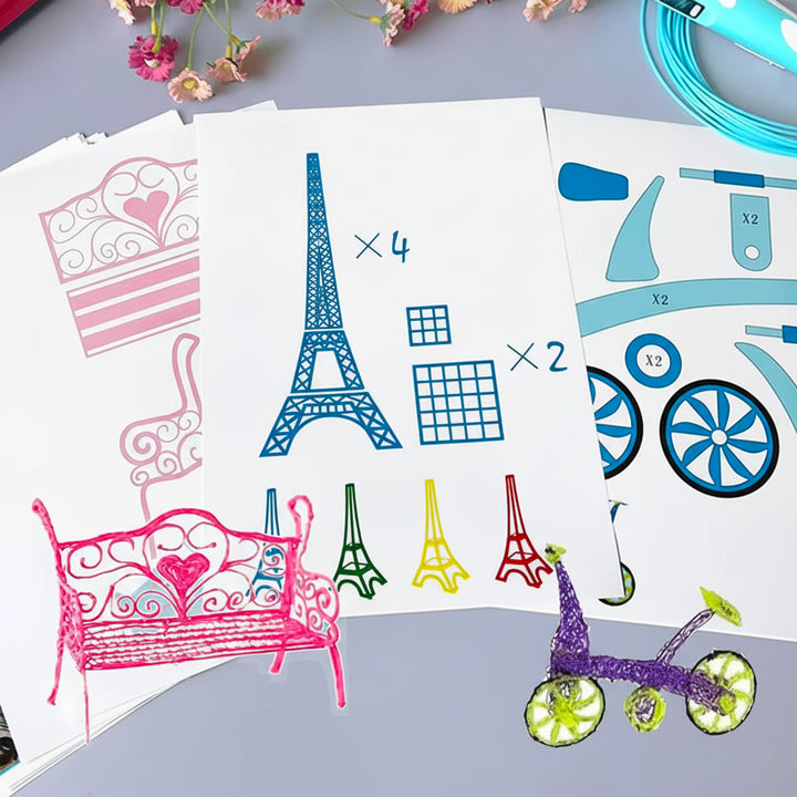 Carnet de Dessin Stylo 3D Enfant